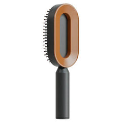 Self Cleaning Hair Brush For Women One-key Cleaning Hair Loss Airbag Massage Scalp Comb Anti-Static Hairbrush - ProTrendyz