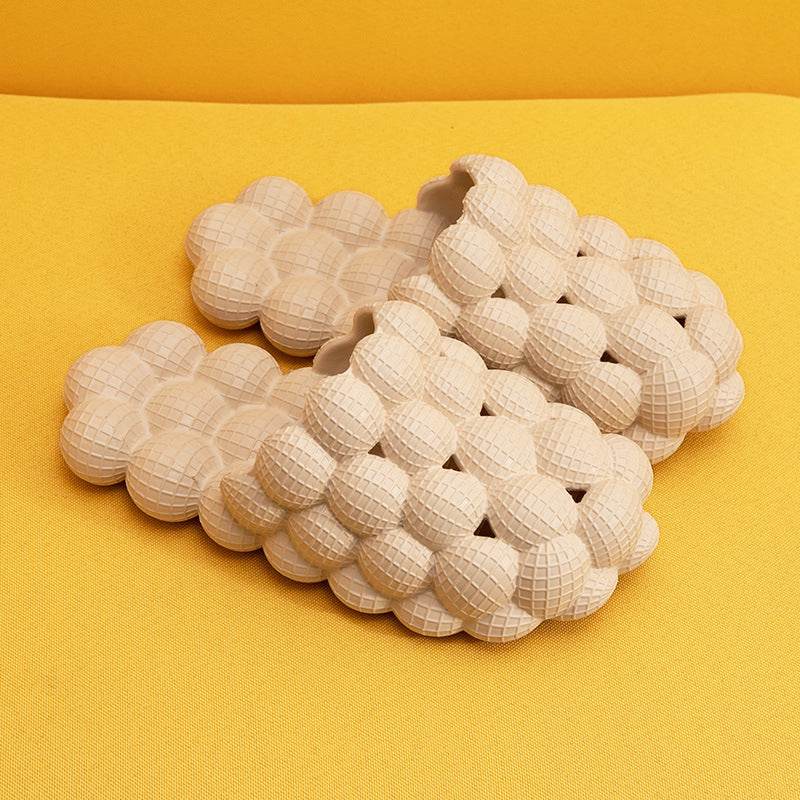 New Summer Fashion Massage Mesh Bubble Bathroom Slides Home Indoor Anti-Skid Shoes - ProTrendyz