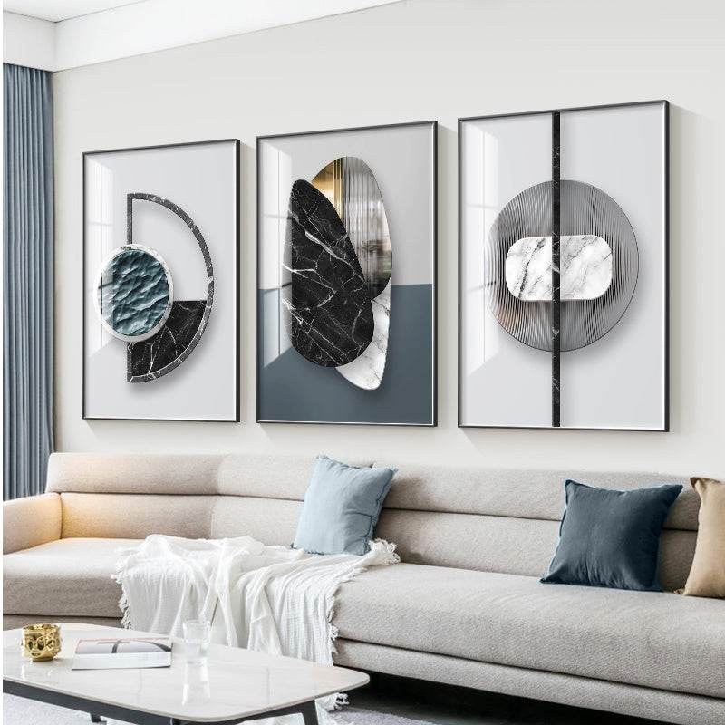 Abstract Geometric Canvas Painting Picture Home Decor Wall Poster - ProTrendyz