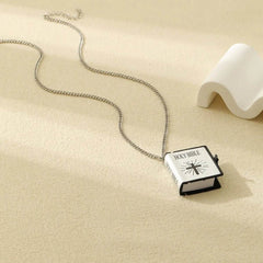 Stainless Steel Necklaces For Men Women Cross Bible Verses Pendant Christian Jesus Baptism Gifts Fashion Jewelry - ProTrendyz