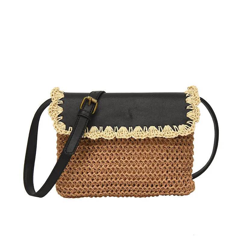 Women's Straw Mori Style Western Style All-matching Beach Crossbody Bag - ProTrendyz