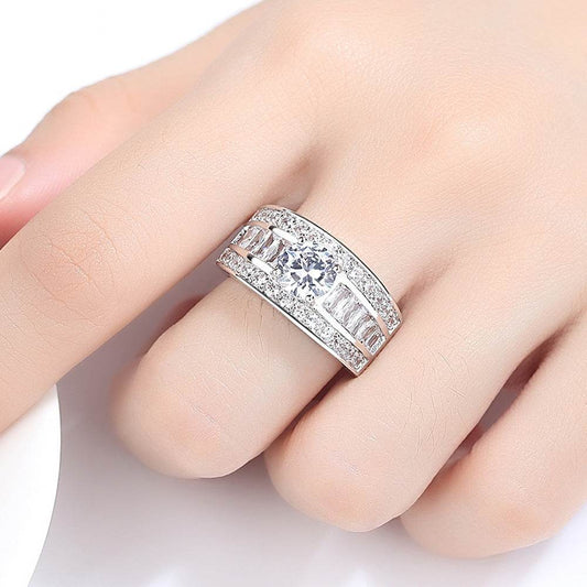 Fashion Jewellery Sumptuous Creative Trend Zircon Claw Heart Arrow Female Adjustable Size Ring Vintage Party Rings For Girls Fashion Jewellery Sumptuous Creative Trend Zircon Claw Heart Arrow Femal - ProTrendyz