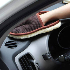 Car type soft hair car wash cleaning gloves car motorcycle car wash car care cleaning tools - ProTrendyz