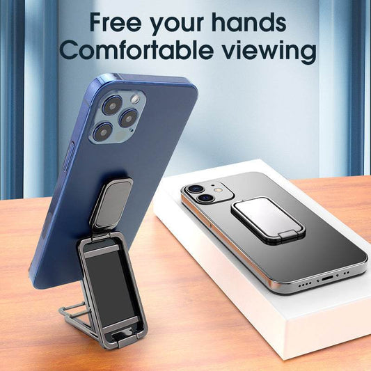 Foldable Mobile Phone Holder Ring Buckle Retractable Desktop CellPhone Stand Car Magnetic Bracket Office Accessories - ProTrendyz