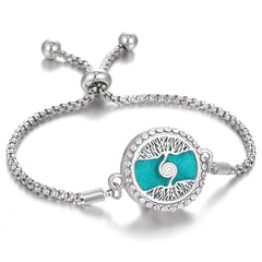2024 New Kaleidoscope Aromatherapy Bracelet Perfume Essential Oil Diffuser Locket Bracelet Charms Women Aroma Diffuser Jewelry - ProTrendyz