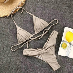 Ins Bikini Summer Beach Split Swimsuit Womens Clothing - ProTrendyz