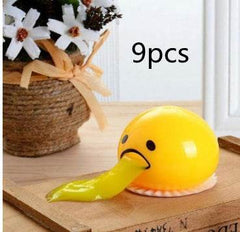 Puking Ball Brother Egg Yolk Pinch Vomit Spoof And Play Tricky Toys - ProTrendyz