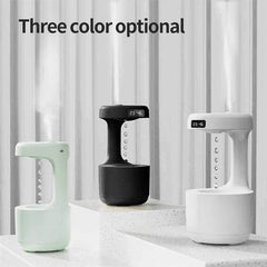 Bedroom Anti-Gravity Humidifier With Clock Water Drop Backflow Aroma Diffuser Dry Nose Large Capacity Office Bedroom Mute Heavy Fog Household Sprayer US - ProTrendyz