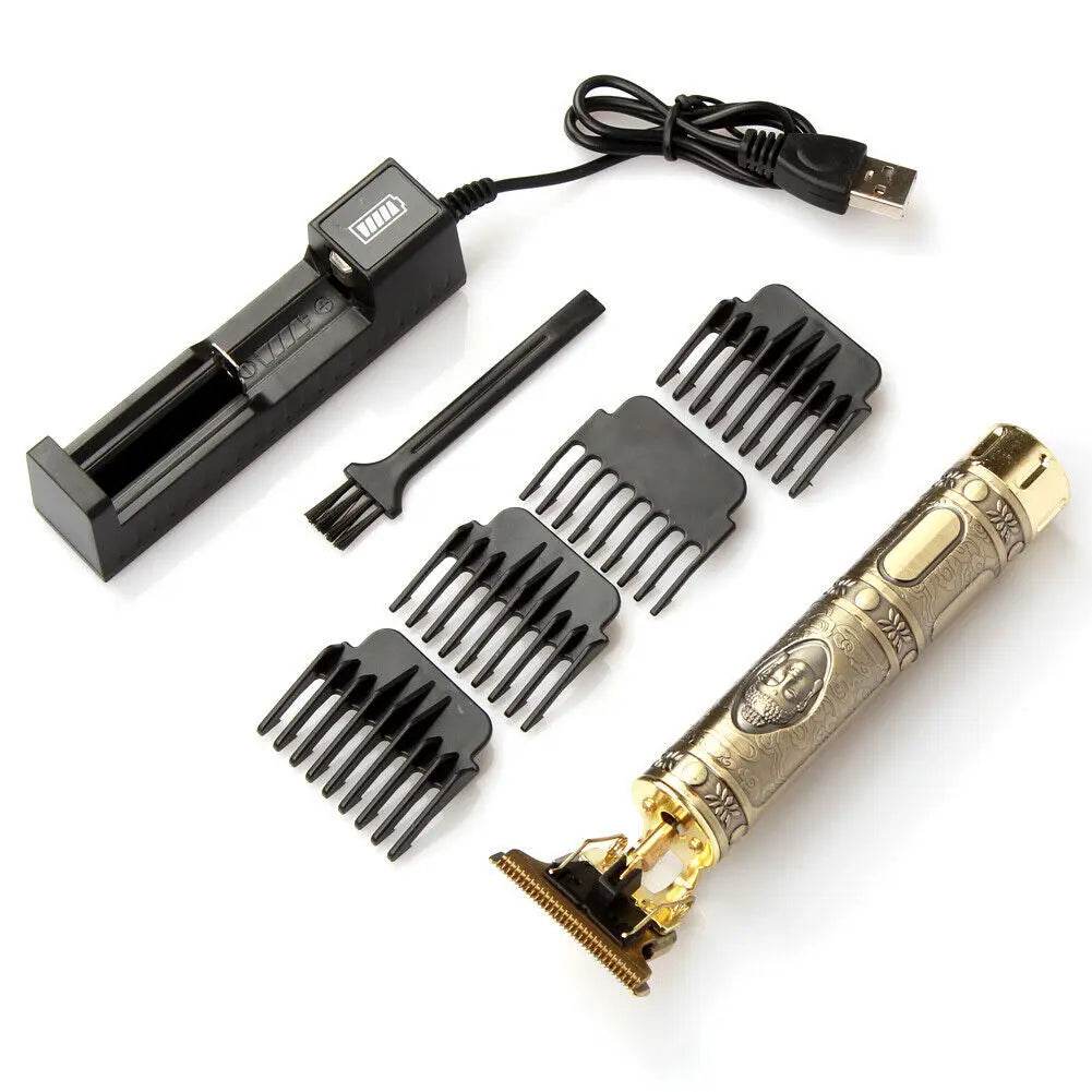 USB Electric Hair Clippers Rechargeable Shaver Beard Trimmer Professional Men Hair Cutting Machine Beard Barber Hair Cut US - ProTrendyz