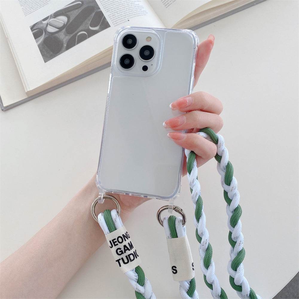 Back Woven Cross-body Lanyard Backer-card Accessories Phone Case - ProTrendyz