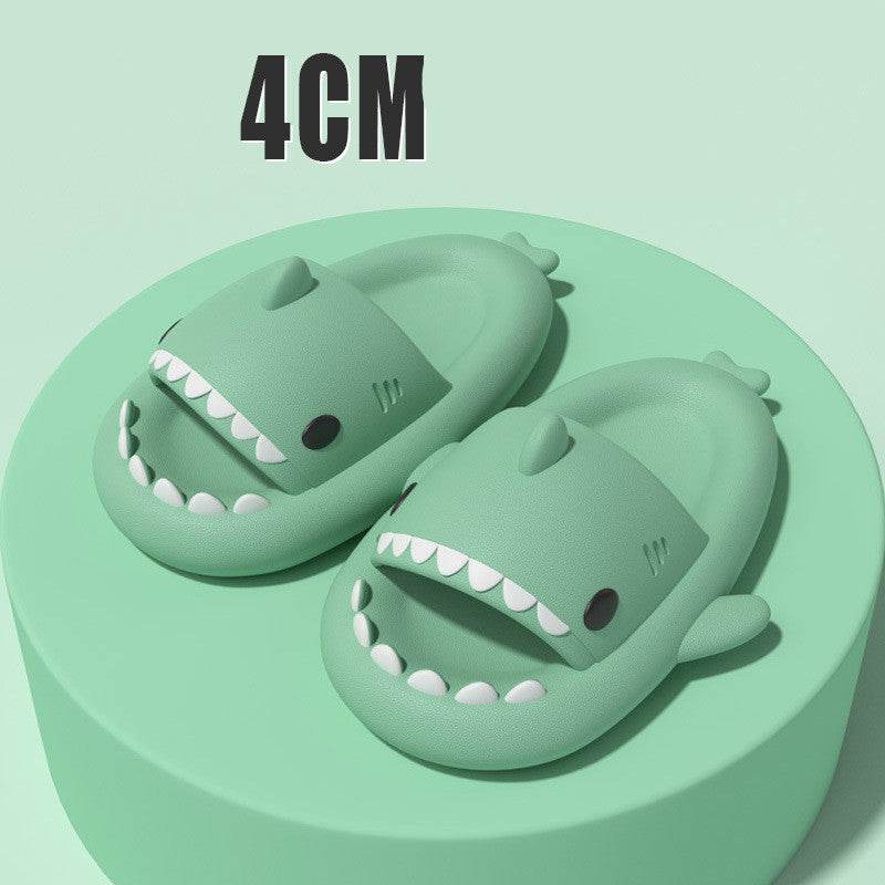 Adult's Slippers Indoor Outdoor Funny Shark Cartoon - ProTrendyz
