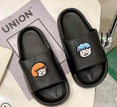 W Bear Slippers Female Home Non-slip Bathing Indoor And Outdoor Wear Soft Bottom Comfortable Sandals Male - ProTrendyz