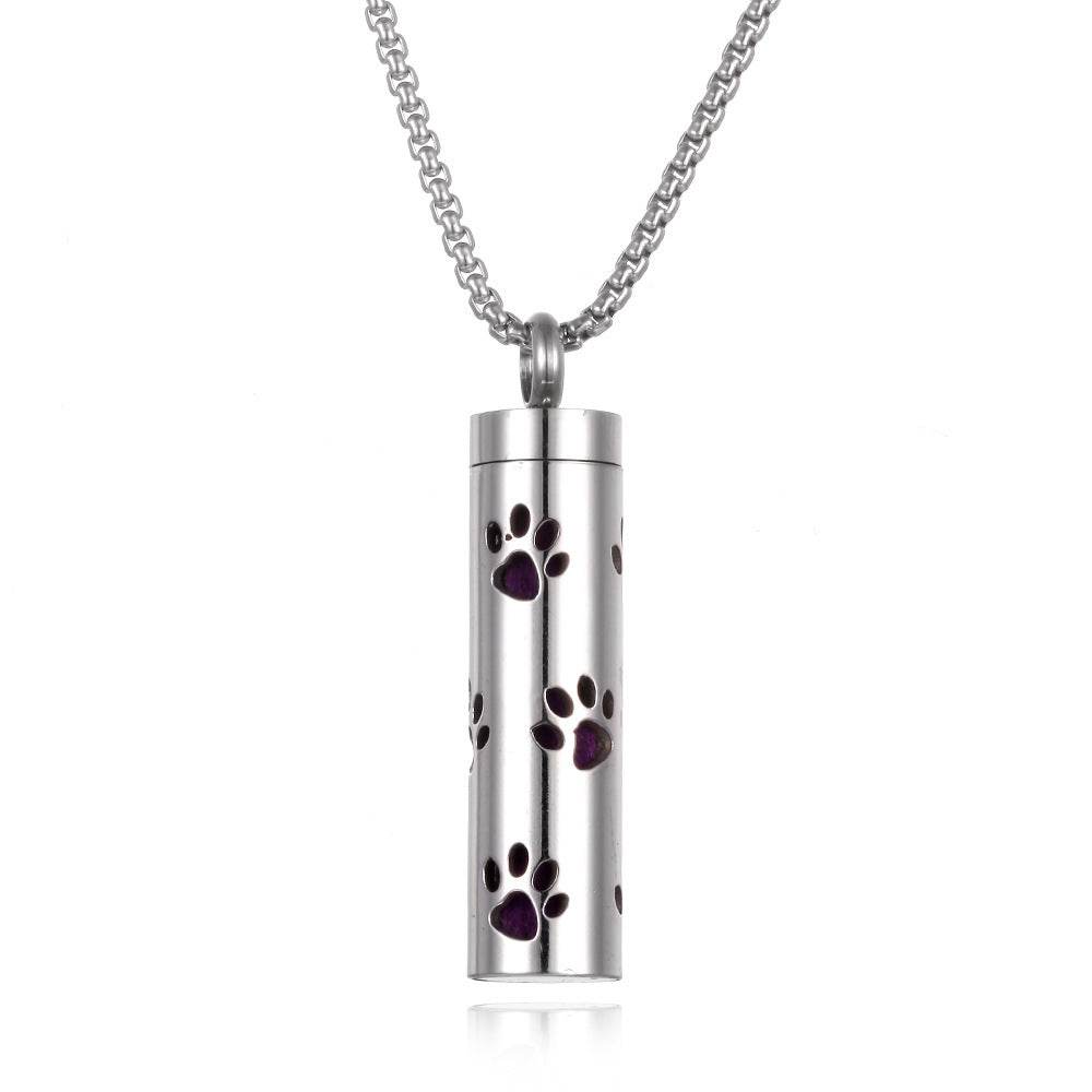 Aromatherapy Pendant Perfume Bottle Essential Oil Titanium Steel - ProTrendyz