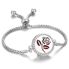 2024 New Kaleidoscope Aromatherapy Bracelet Perfume Essential Oil Diffuser Locket Bracelet Charms Women Aroma Diffuser Jewelry - ProTrendyz