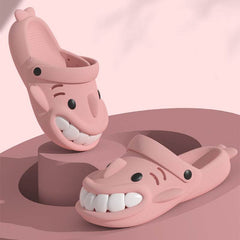 New Cute Funny Shark Slippers Summer Outerdoor Garden Shoes Indoor Non-Slip Floor Home Slipper - ProTrendyz