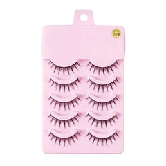 5 Pairs Manga Lashes New Arrival Anime Cosplay Natural Wispy Korean Makeup Artificial False Eyelashes - ProTrendyz