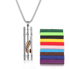 Aromatherapy Pendant Perfume Bottle Essential Oil Titanium Steel - ProTrendyz