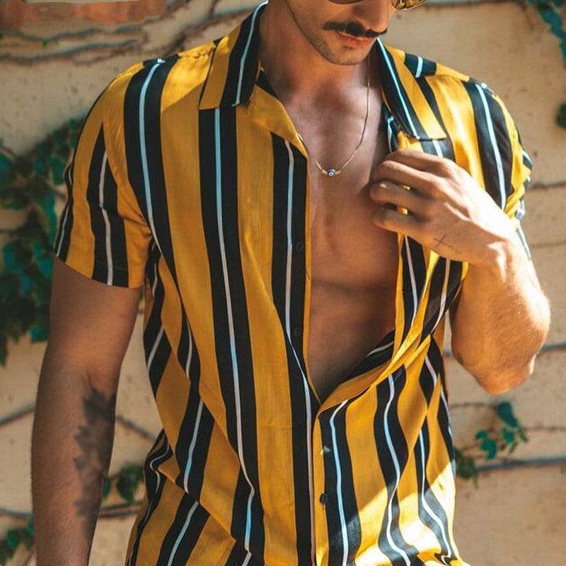 Soft Shirts For Men Shirt Mens Summer Streetwear Casual - ProTrendyz