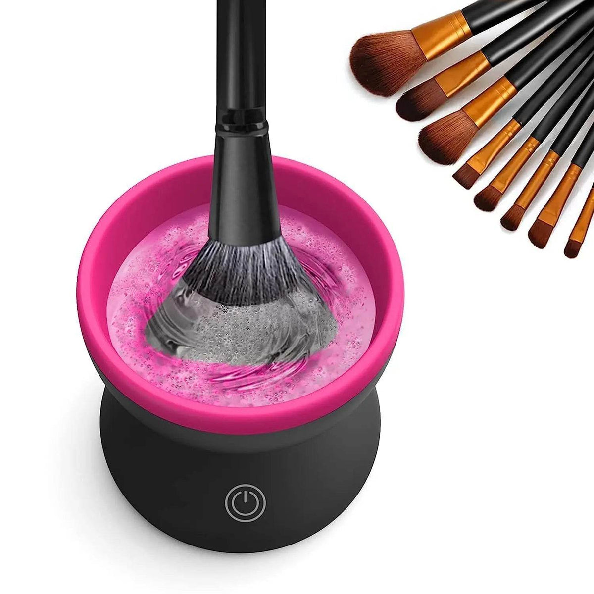 Electric Makeup Brush Cleaner Machine Portable Automatic USB Cosmetic Brush Cleaner Tools For All Size Beauty Makeup Brushes Set - ProTrendyz