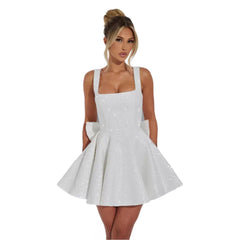 Women's Fashion Personalized Bow Party Dress