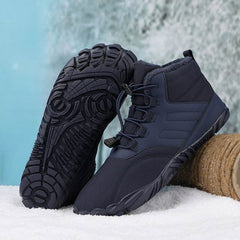 Outdoor Sports Cotton Shoes For Men And Women Winter Warm Slip-on Boots Wear-resistant Anti-ski Thickened Shoes Couple - ProTrendyz
