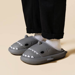 Cartoon Shark Shoes Home Slippers EVA Lovers Slippers Winter Soft Bottom Waterproof Shoes - ProTrendyz