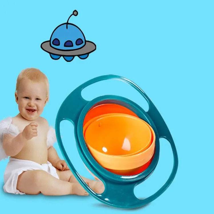 360 Rotate Universal Spill-proof Bowl Dishes Baby-Proof No Spill Dish - ProTrendyz