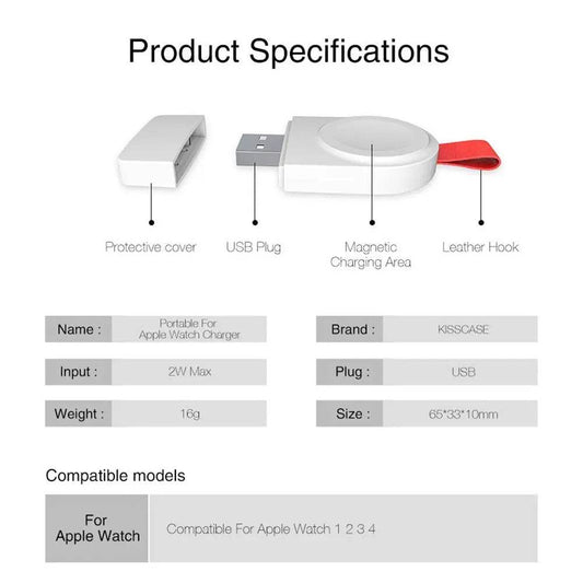 Watch Portable Adapter Wireless Charger - ProTrendyz