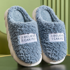 Warm Plush Slippers Home Shoes For Women Couple Winter Slippers ProTrendyz