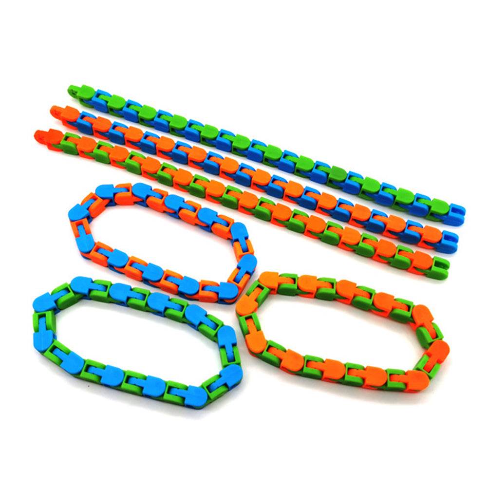 Funny Fidget Chain Anti Stress Toy for Adult Bike Chain Fidget Bracelet Puzzle Educational Toys - ProTrendyz