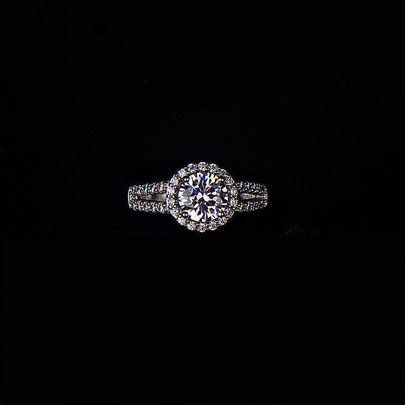 925 Sterling Silver Luxury Bold Big Wedding Rings Set For Bridal Women Engagement - ProTrendyz