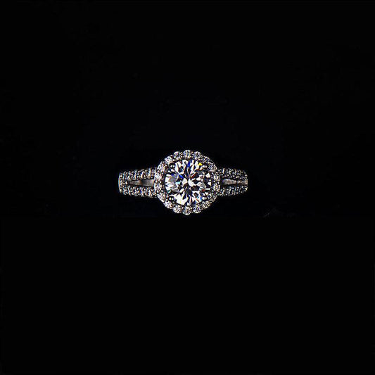 925 Sterling Silver Luxury Bold Big Wedding Rings Set For Bridal Women Engagement - ProTrendyz