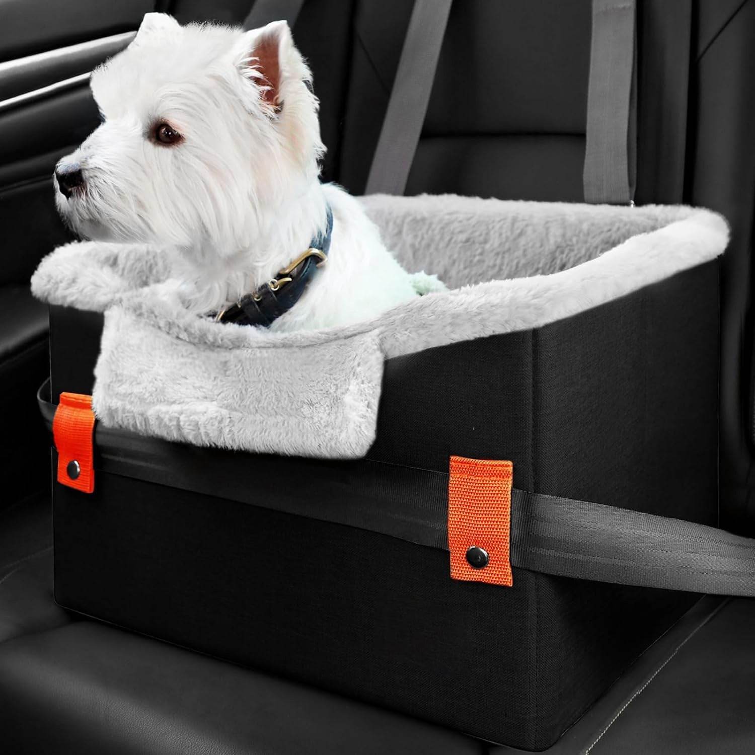 Portable Small Dog Car Seat Dog Booster Seat For Car With Clip-On Safety Leash Perfect For Small Pets Pet Products - ProTrendyz
