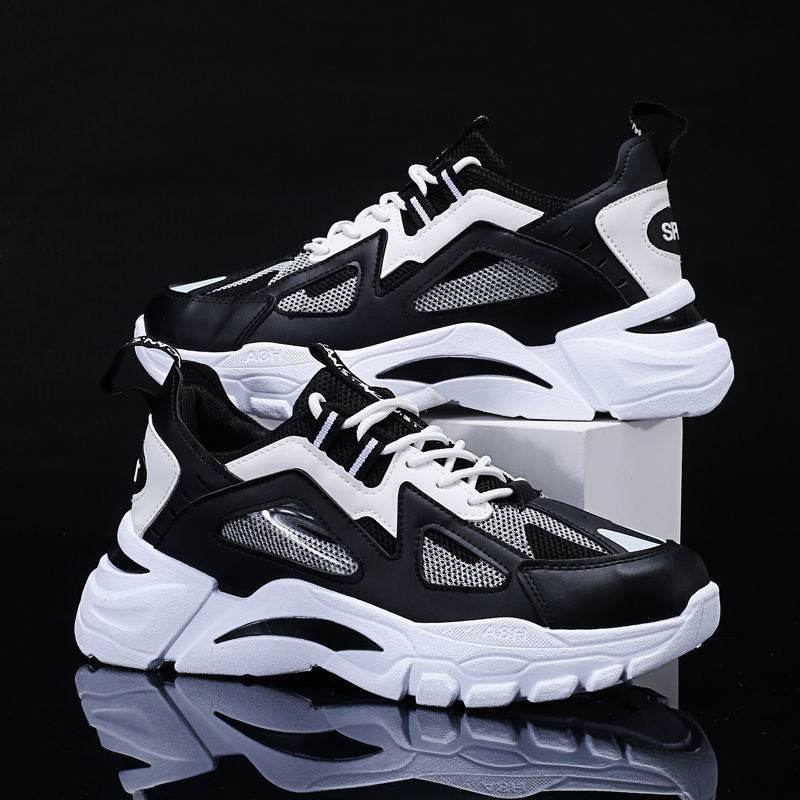 White Sneakers Men Non Slip Walking Running Shoes Sports - ProTrendyz