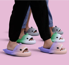Gradient Shark Slippers Men's Home Bathroom Non-slip - ProTrendyz