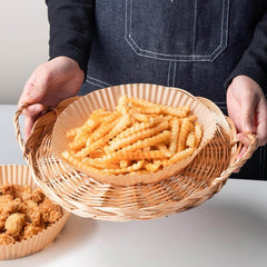 Air Fryer Paper Food Disposable Paper Liner Airfryer Kitchen Cookers Oil-proof Barbecue Plate Steamer Fryer Baking Accessories - ProTrendyz