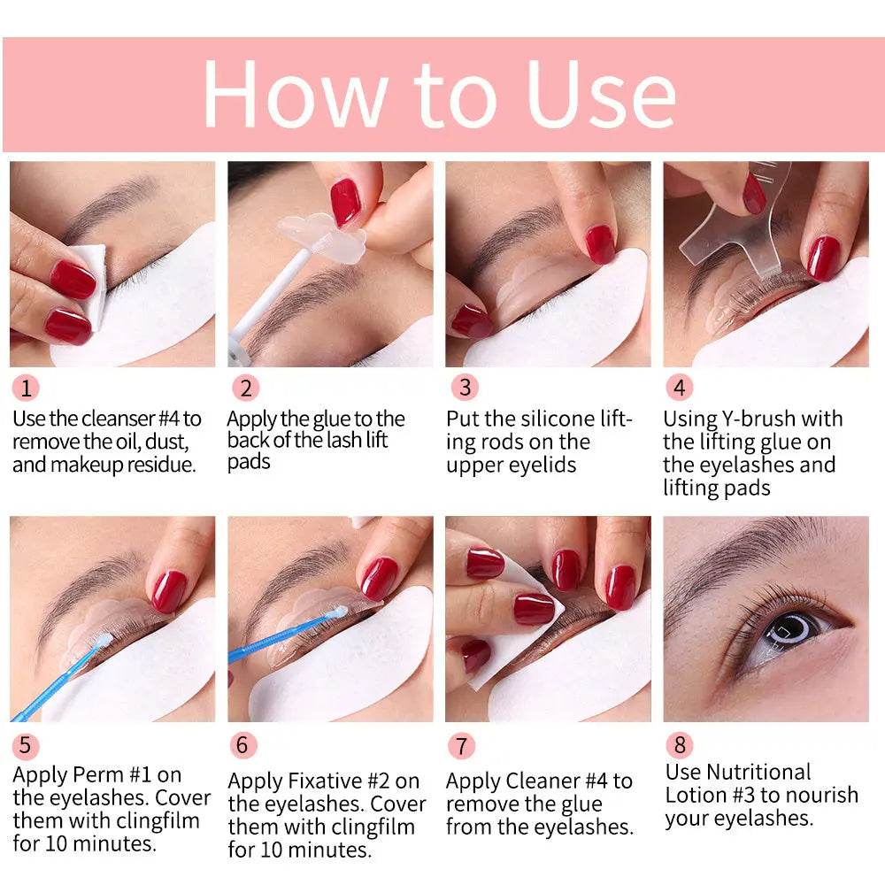 ICONSIGN Lash Lift Kit Lash Lifiting Eyelash Perming Kit Lash Curling Enhancer Eyes Makeup Tools US - ProTrendyz