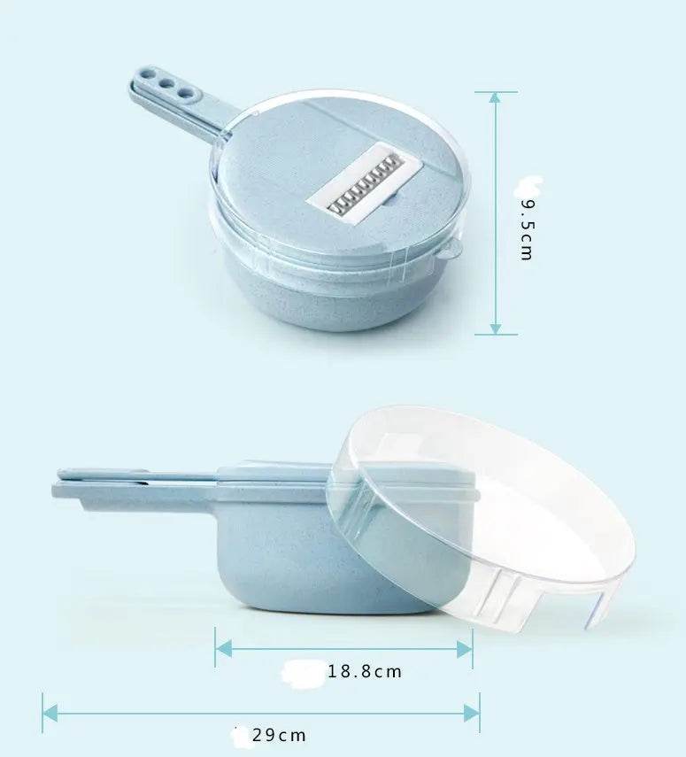 8 In 1 Mandoline Slicer Vegetable Slicer Potato Peeler Carrot Onion Grater With Strainer Vegetable Cutter Kitchen Accessories - ProTrendyz