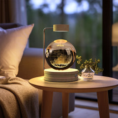 Crystal Ball Cosmic Dinosaur Indoor Night Light USB Power Warm Bedside Light Birthday Gift Night Lamp ProTrendyz