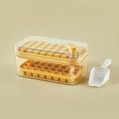 One-button Press Type Ice Mold Box Plastics Ice Cube Maker Ice Tray Mold With Storage Box With Lid Bar Kitchen Accessories - ProTrendyz