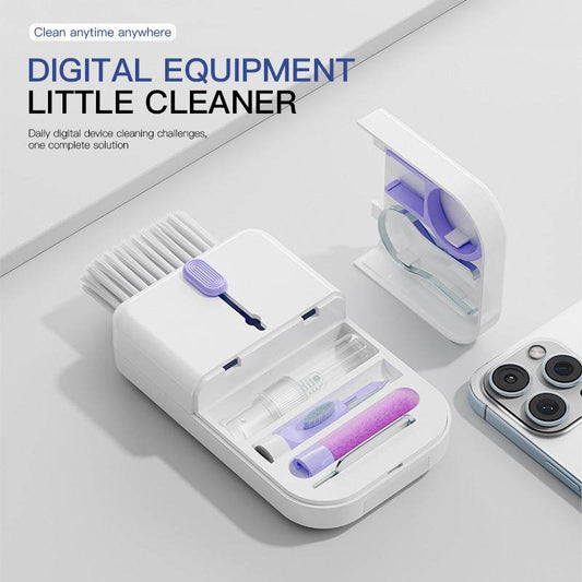 Portable 11 In 1 Multifunctional Cleaning Kit Computer Keyboard Cleaner Phone Screen Clean Tools Earphone Clean Brush With Storage Box - ProTrendyz