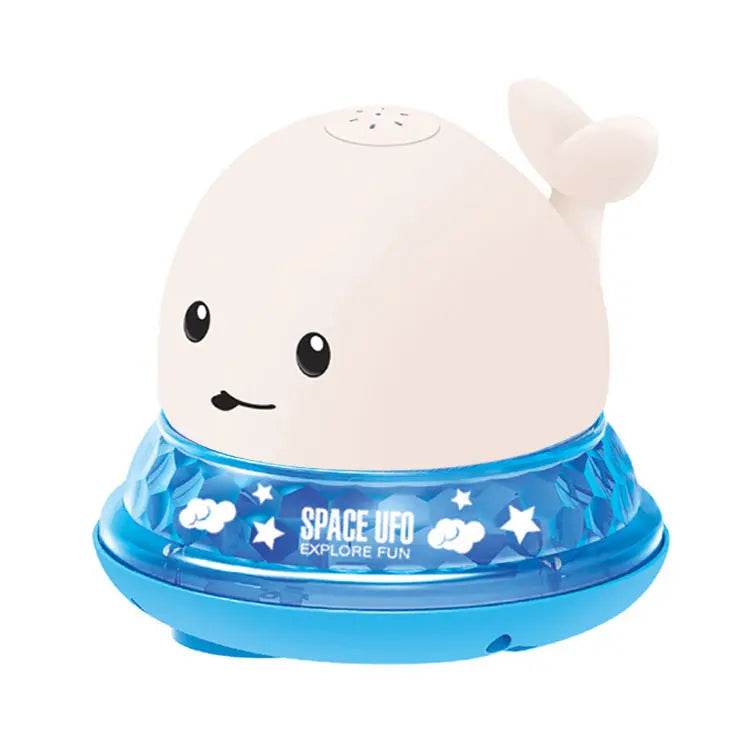 Baby Cute Cartoon Whale Floating Spraying Water Bath Toys With Light Music LED Light Baby Toys US - ProTrendyz