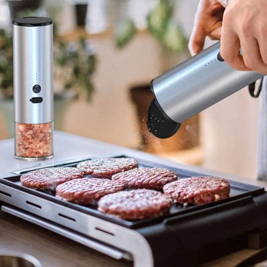 Electric Food Corn Soybean Salt And Pepper Grinder Mill Machine Rechargeable Electric Pepper And Salt Grinder Set With LED Kitchen Gadgets - ProTrendyz
