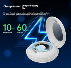 2024 Smart Ring For Men Women Heart Rate Blood Oxygen Monitoring Multi Sports Modes IP68 Waterproof Smart Rings For Android IOS - ProTrendyz