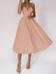 Sexy V-neck Suspender Dress Summer Fashion A-Line Long Dresses For Women - ProTrendyz