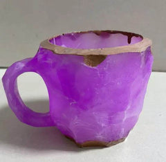 400ml Resin Mineral Crystal Coffee Mugs With Handles Elegant Fake Mineral Crystal Cup For Workplace Home Decor Christmas Gift Kitchen Gadgets - ProTrendyz