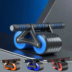 Double Wheel Abdominal Exerciser Women Men Automatic Rebound Ab Wheel Roller Waist Trainer Gym Sports Home Exercise Devices US - ProTrendyz