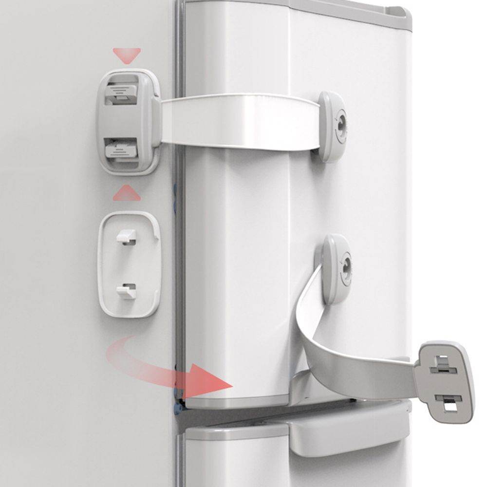 Home Baby Safety Protection Lock Anti-Clip Hand Door Closet Cabinet Locks Fo Fridge Cabinet Drawer Box Safe Lock For Kids No Tools Or Drilling Child Safety Cabinet Proofing Cabinet Drawer Door Latches - ProTrendyz