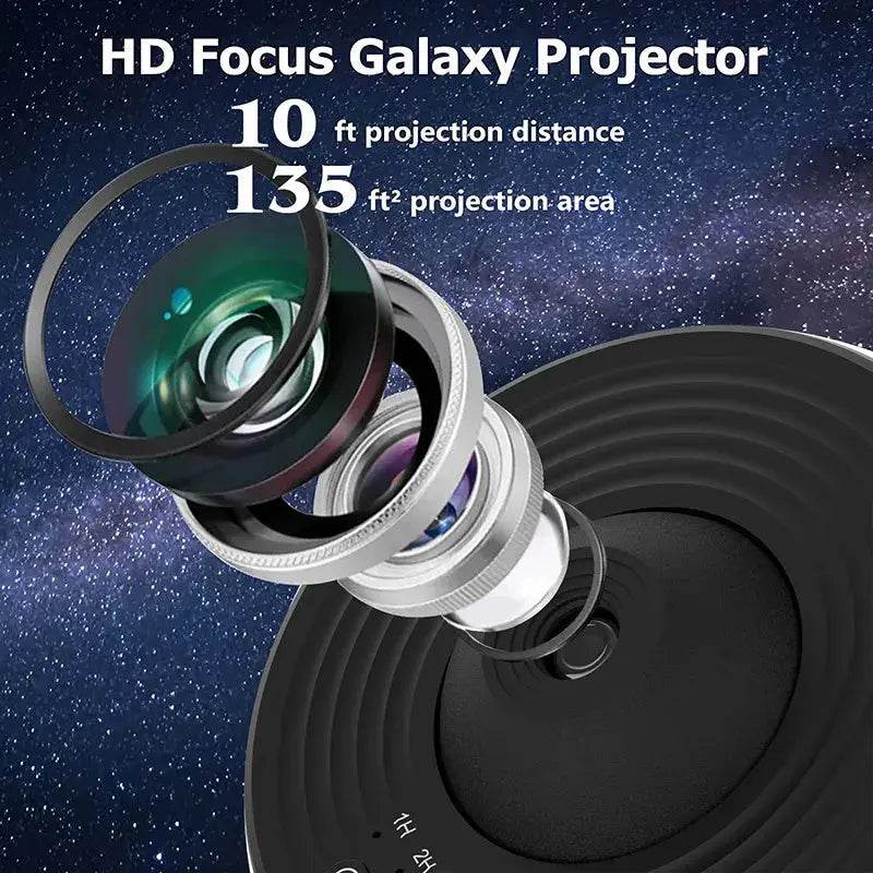 Night Light Galaxy Projector Starry Sky Projector 360 Rotate Planetarium Lamp For Kids Bedroom Valentines Day Gift Wedding Deco - ProTrendyz