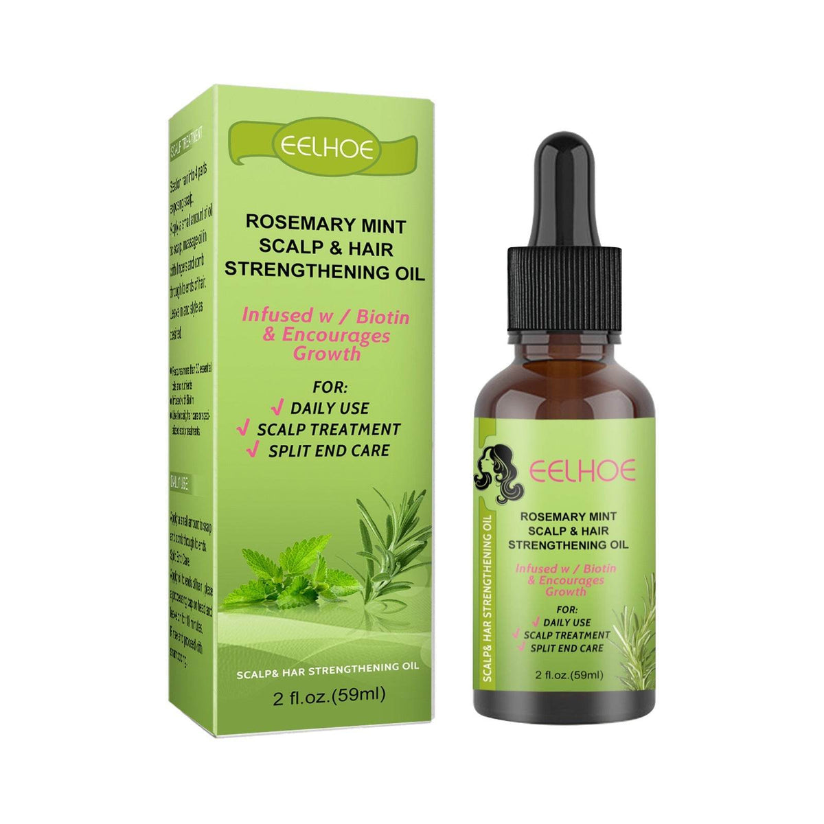 Rosemary Mint Hair Growth Fluid Scalp Massage - ProTrendyz